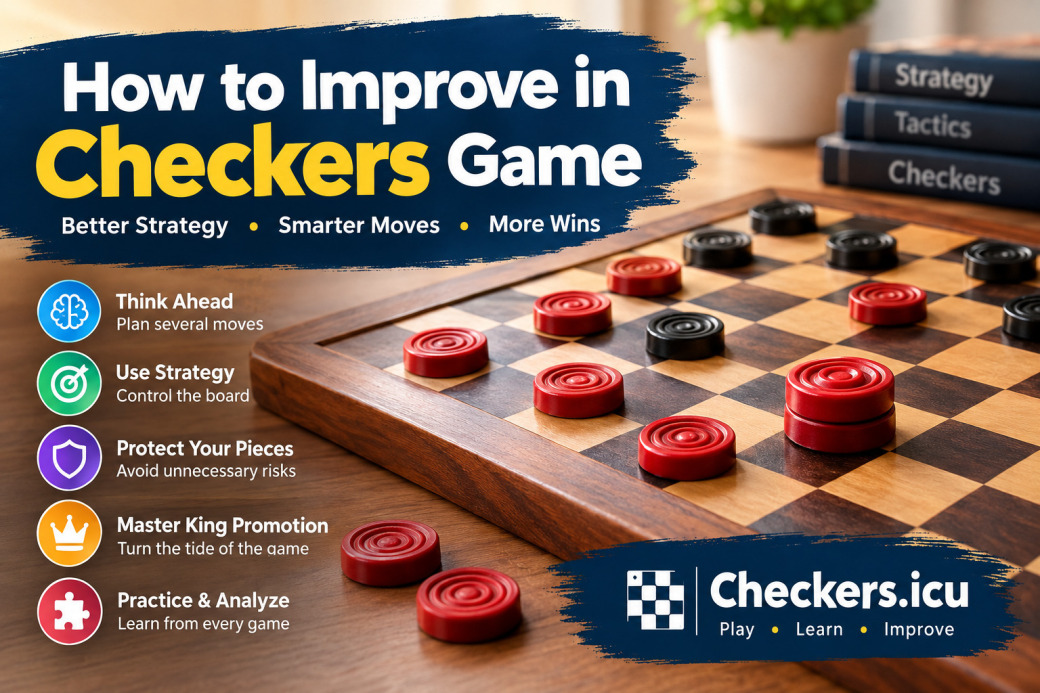 How to improve in Checkers game
