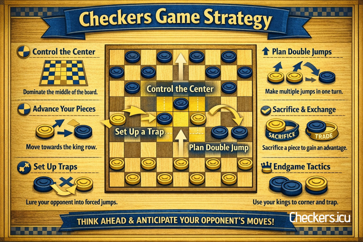 Checkers game strategy